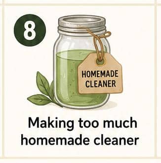 Making Too Much Homemade Cleaner at Once