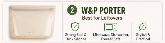 Stand up silicone bags