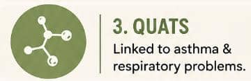 Quaternary ammonium compounds, or quats