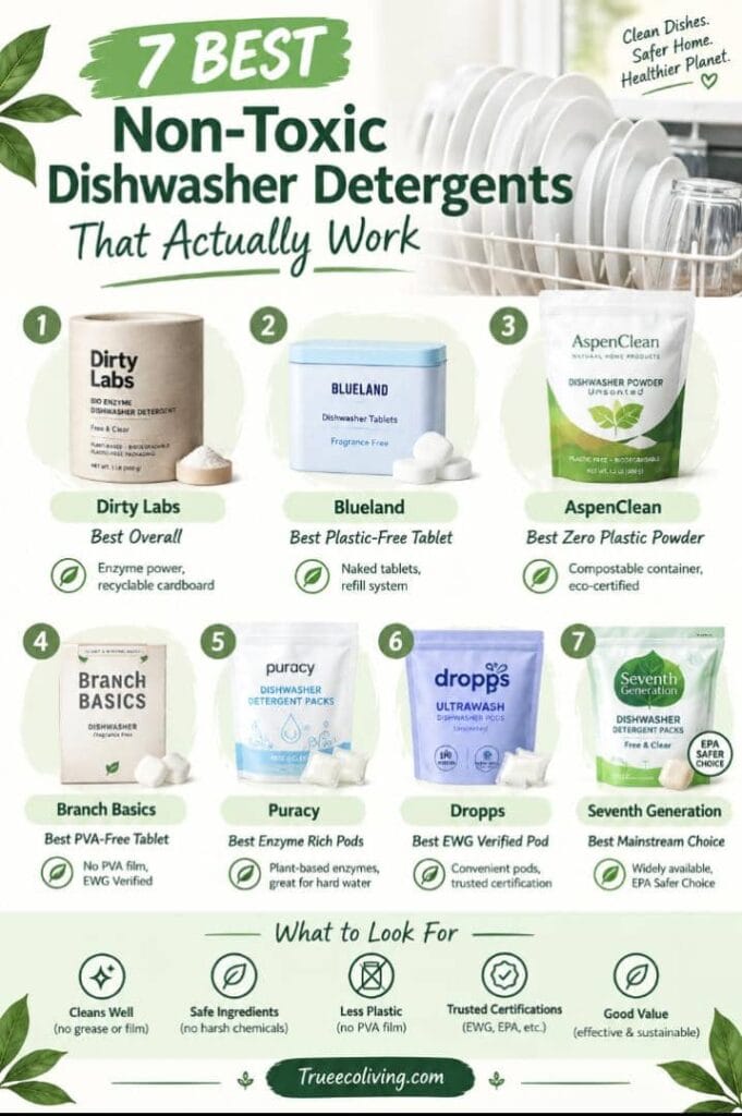 What are these 7 Best Non-Toxic Dishwasher Detergents