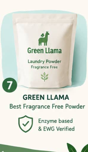 Green Llama Laundry Powder, Fragrance Free