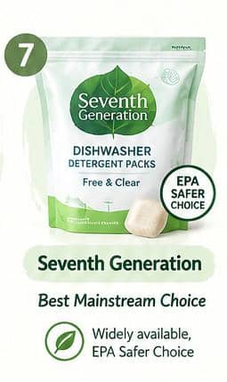 Seventh Generation Free & Clear Dishwasher Detergent Packs