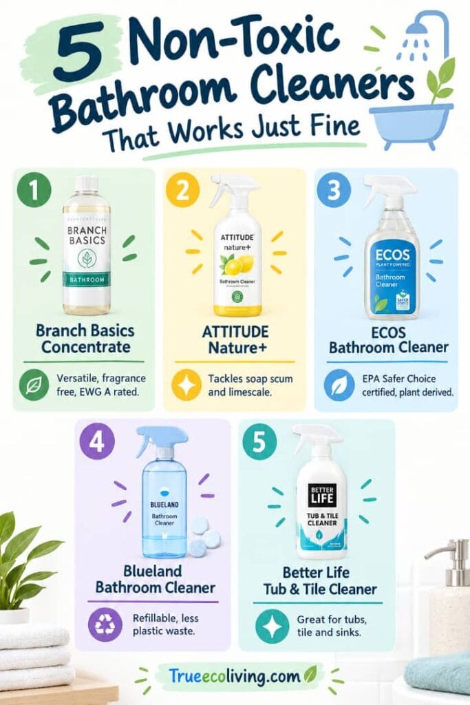 5 Non-Toxic Bathroom Cleaners That Works Just Fine