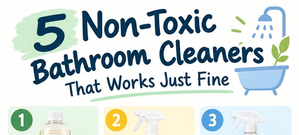 5 Non-Toxic Bathroom Cleaners That Works Just Fine