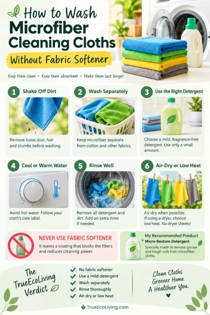 Stop Ruining Your Microfiber Cloths! How to Wash Them Without Fabric Softener