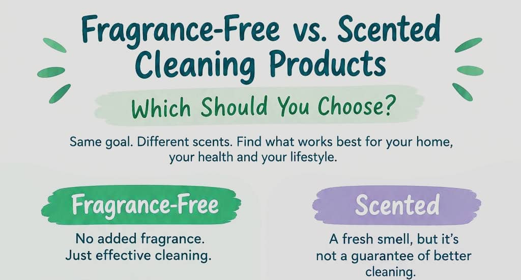 Fragrance-Free vs. Scented Cleaning Products: Which Is Better for Your Home?