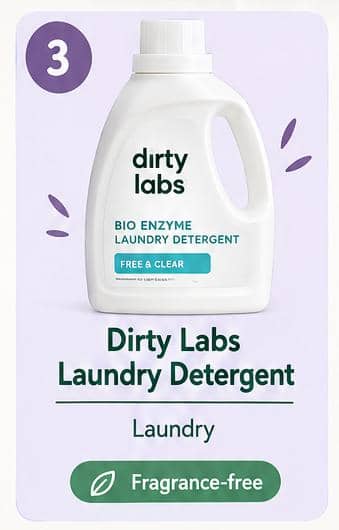 Dirty Labs Bio Enzyme Laundry Detergent Free & Clear