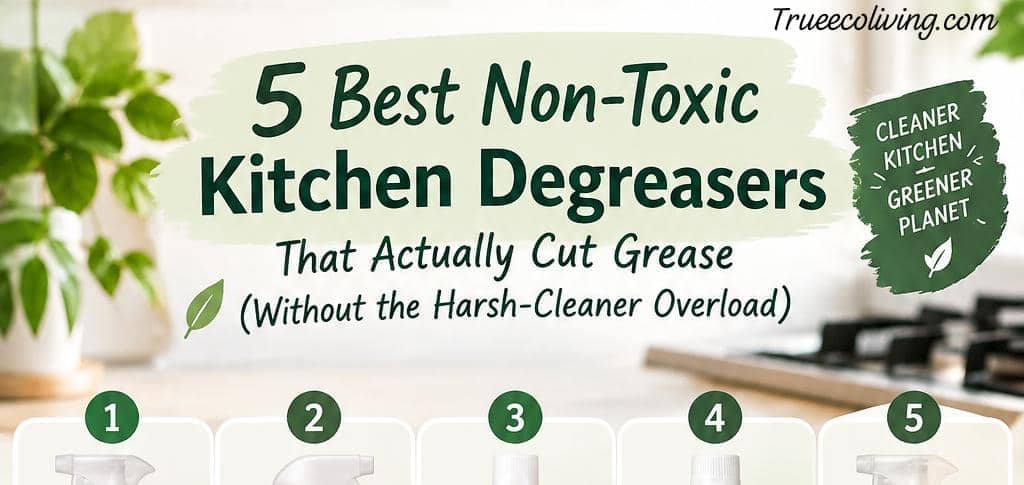 5 Best Non-Toxic Kitchen Degreasers That Actually Cut Grease (Without the Harsh-Cleaner Overload)