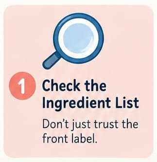 Start With the Ingredient List, Not the Front Label