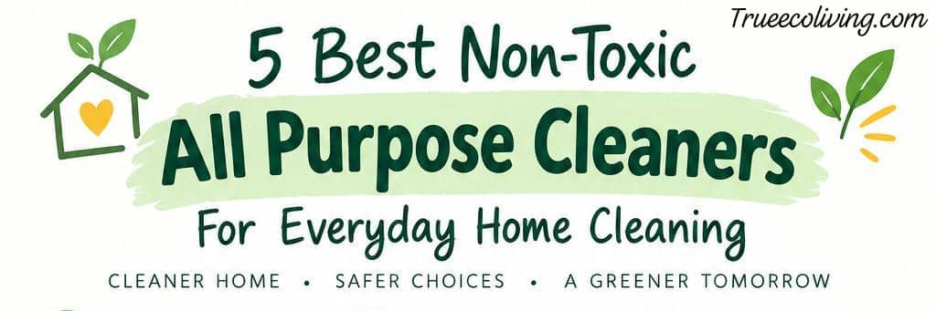 5 Best Non-Toxic All-Purpose Cleaners for Everyday Home Cleaning (That Actually Work)