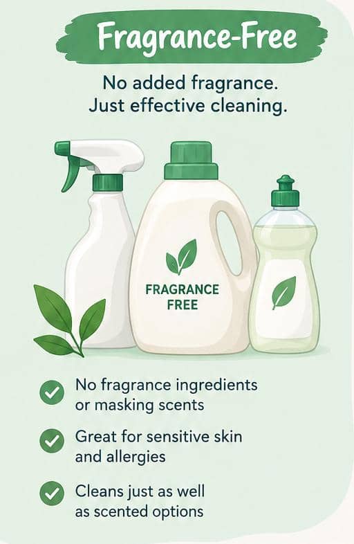What Are Fragrance-Free Cleaning Products?