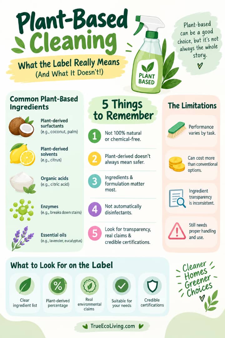 What does Plant-Based cleaning really mean? Ingredients, labels, and limitations