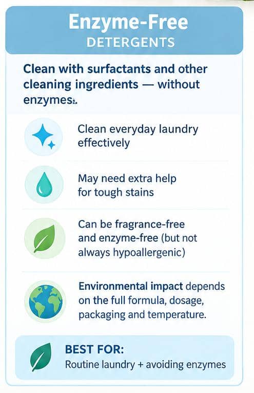 What Are Enzyme-Free Laundry Detergents?
