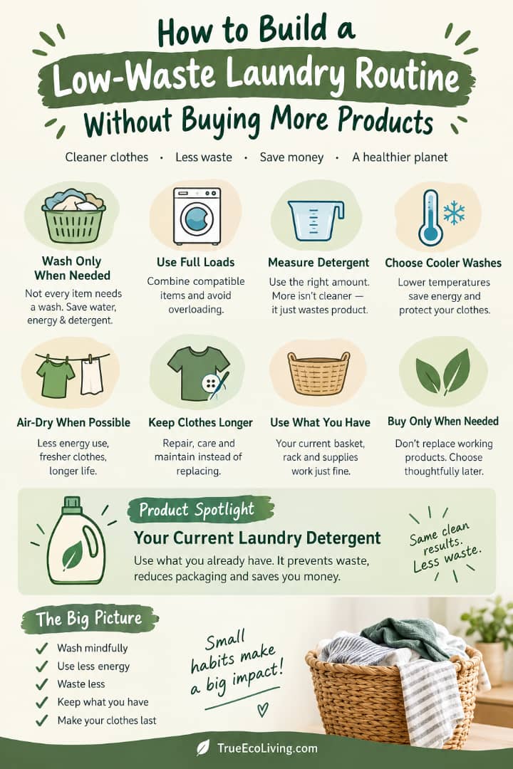 How to Build a Low-Waste Laundry Routine Without Buying More Products