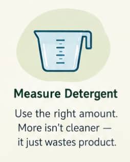 Stop Using More Detergent Than Necessary