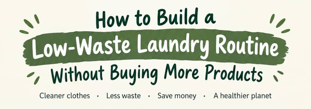 How to Build a Low-Waste Laundry Routine Without Buying More Products