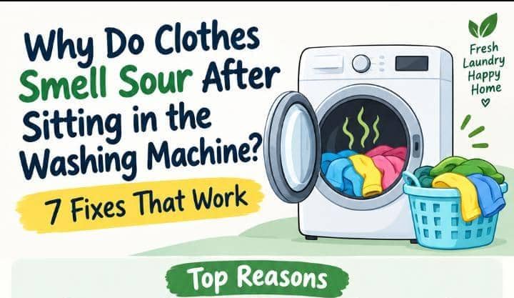 Why Do Clothes Smell Sour After Sitting in the Washing Machine? 5 Fixes That Work