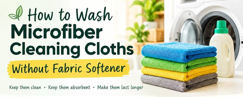 Stop Ruining Your Microfiber Cloths! How to Wash Them Without Fabric Softener
