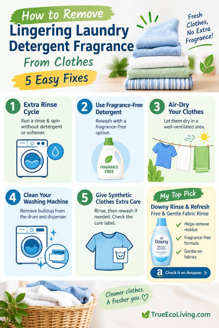 How to Remove Lingering Laundry Detergent Fragrance From Clothes (5 Easy Fixes)